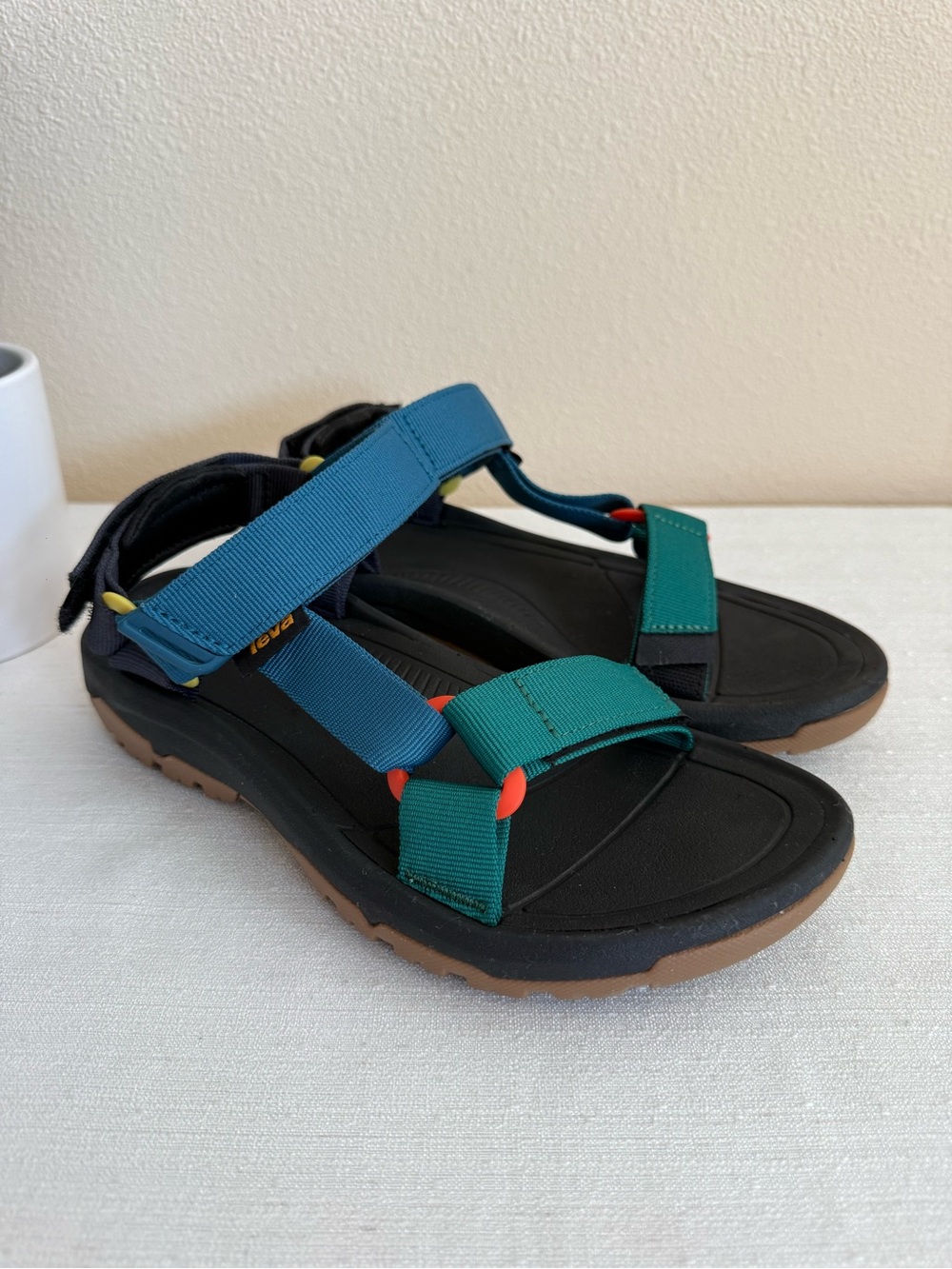 TEVA Outdoor Strapped Sandals in Teal & Blue